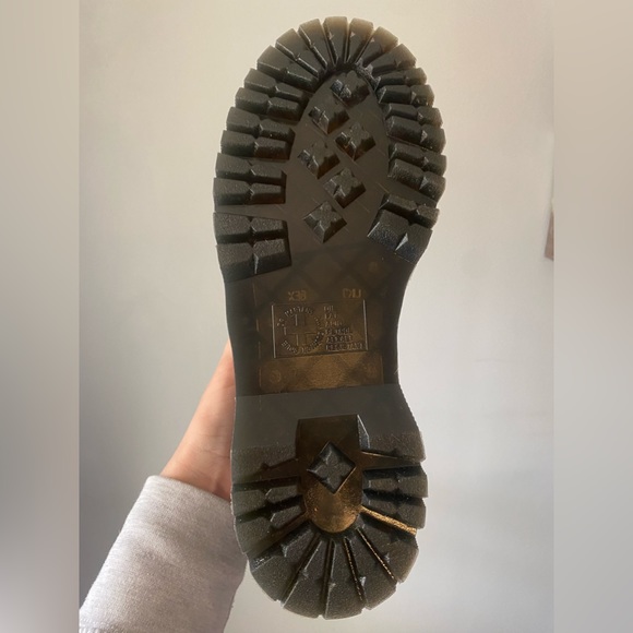 Dr.Martens Black Leather Platforms - Picture 5 of 6